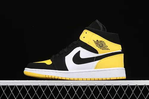 All categories Air Jordan Jordan series basketball shoes Air Jordan 1 Mid Air Jordan 1 Mid SE "Yellow Toe" AJ1 Joe 1 mid-top series basketball shoes 852542-071